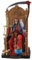 Santa Muerte auf Thron mit Sense und Waage - coloriert by Veronese