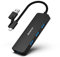BENFEI Hub USB 3.0, Hub USB C, 2-in-1 Hub USB tipo A/tipo C con 4 porte USB 3.0, compatibile per iPhone 15 Pro/Max MacBook Pro/Air 2023 iPad Pro iMac S23 XPS 17 e altro, Nero