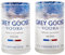GoGiftid Upcycled Glass Set – 300ml Recycled Tumbler Created Using Grey Goose Vodka Bottle | Eco-Friendly Barware for Spirits, Cocktails & Juice | Unique Gift (Pack of 2)