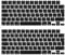 EMSea 2Pcs Russian Keyboard Membrane Compatible with Apple Notebook Pros 2021 A2442/A2485 Language Silicone Keyboard Cover Keyboard Protector