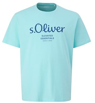 s.Oliver Herren 2148697 T-Shirt, 60D1 türkis, XXL