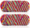 Maxee 400g(2×200g) Samtig Babywolle, Samt Velvet Wolle Chenille Garn, Kuschelweich Chenillegarn, Flauschige Weich Plüschwolle, Häkelgarn Wolle Zum Stricken & Häkeln-A-13