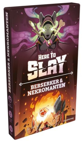 Unstable Games, Here to Slay – Berserker & Nekromanten, Erweiterung, Familienspiel, Kartenspiel, 2-6 Spieler, Ab 10+ Jahren, 30-60 Minuten, Deutsch, Mehrfarbig, bunt