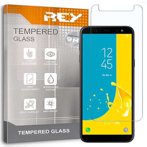 [Lot de 2] Verre Trempé pour Samsung Galaxy J6 2018, Protecteur d'écran qualité supérieure
