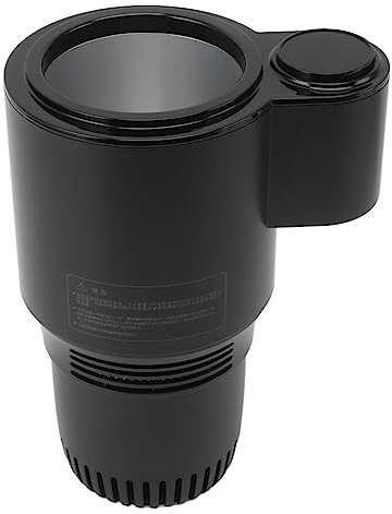 Asixxsix Enfriador Calentador de Tazas para Automóvil 2en1,Portavasos Inteligente para Automóvil de 12 V, Portavasos Portátil, Calentador de café, Enfriador de Bebidas,Taza de Enfriamiento