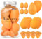 Lot de 14 éponges de maquillage avec 4 houppettes à poudre et 4 mini éponges de maquillage, cadeau d'anniversaire, de fête des mères pour femme, liquide, fond de teint, poudre, anti-cernes, crème
