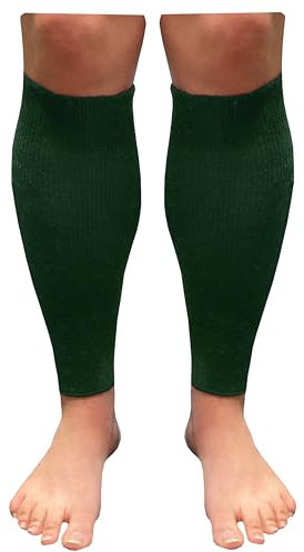 wobera ANGORA Wadenwärmer oder Stulpen (jägergrün, S-M)