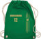 Turnbeutel Rucksack - 2024 Fussball EM Fanartikel - Deutschland Name und Nummer - Unisize - Grün - deutschland-fanartikel fußball germany beutel wm 24 deutsch sportbeutel fußball. deutsche tasche