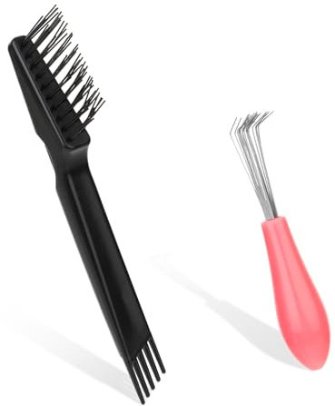 Giantree Haarbürstenreiniger Bürstenreiniger, 2 Stück Reinigungswerkzeug Set Hair Brush Cleaner Haarbürsten Reiniger Kamm Reiniger Haarbürsten zum Entfernen von Haaren aus Haarbürsten Kämmen