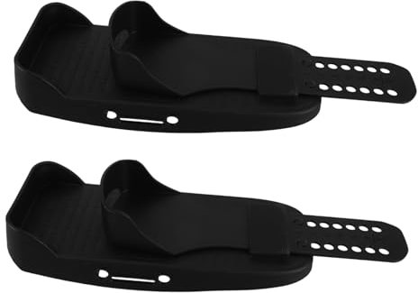 MOBUTOFU Rudergerät Pedale Kunststoff Verstellbar Rutschfest Fußpedale Fitness Zubehör Kompatibel Heimtrainer Indoor Training