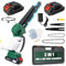 Cordless 6-Inch&8-Inch Mini Chainsaw, Portable Electric Chainsaw with 2 High-Capacity Batteries 4000mAh &Chains, Lightweight Design with Safety Lock and Powerful Motor for Efficient Tree Trimming