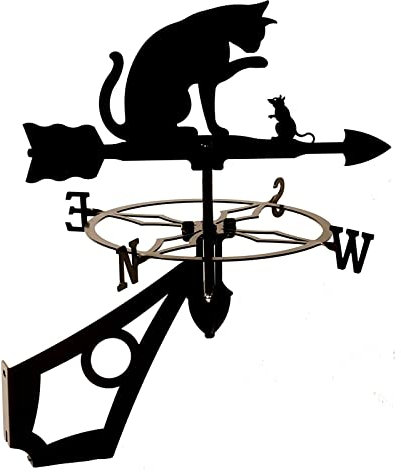Girouette Ferme Girouette Chat et Souris Revêtement antirouille Girouette Girouette Revêtement antirouille Les Amoureux des Chats