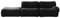 Llchaensc Schlafsofa, Couch Mit Schlaffunktion, 3/5 Sitzer Sofa, Bettsofa, Farbauswahl, Polstersofa, Schlafsofa, Couchgarnitur,Schwarz,280X100cm