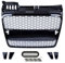 Kompatibel mit A4 B7 Waben Grill Kühlergrill Sport Front Grill Schwarz Glanz 04-09