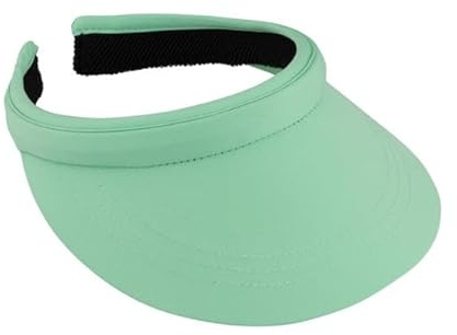 fiebig Visor | Schattenspender für das Gesicht | Clipvisor in One Size | In vielen Farben aus 100% Baumwolle | Sommerkappe mit Frotteeband Innenfutter | Sonnenschutz Schirmcap | Sommersonnenschutz, offenes Design hinten, praktischer Sonnenschutz, bequemes Sonnenvisier für den Sport, 100% Baumwolle