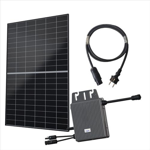 Robinsun® Kit solar Performance 400 Basic| 1x 470 Wp Panel solar Aiko 2P + Microinversor Tsun 400W + Cable 10m + Fijación para microinversor