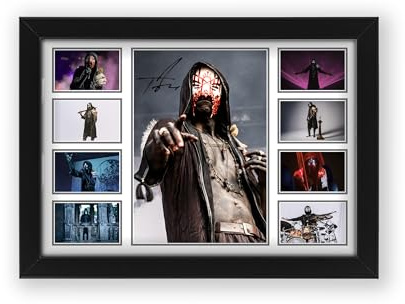 Sleep Token Signed Poster Print - Limited Edition Autograph Fan Gift – Collectible Memorabilia Wall Art Merchandise (Framed A4 (30x21cm))