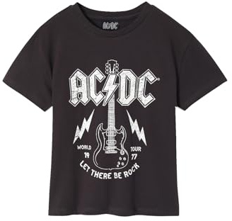 Vertbaudet Kinder T-Shirt ACDC anthrazit 140