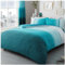 GC GAVENO CAVAILIA Juego de Funda nórdica para Cama de Matrimonio (200 x 200 cm), polialgodón, Color Verde Azulado