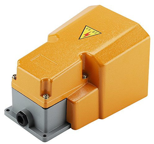 Interruttore a pedale industriale 250 V 10 A, resistente all'olio, anti-corrosione, interruttore on/off, con guardia