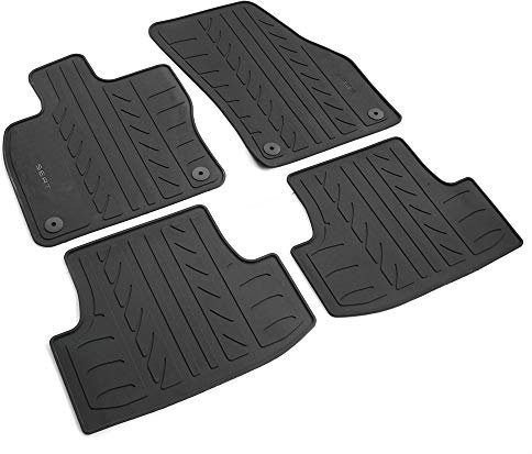 Seat 575061500041 Gummi Fußmatten Allwettermatten 4X Gummimatten, schwarz