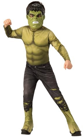 Rubies Official Avengers Endgame Hulk, Classic Child Costume - Large, Age 8-10, Height 147 cm Halloween