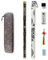 Dizi Flûte en bambou pour débutants C/D/E/F/G avec membrane, colle et kit de protection, instrument chinois traditionnel Key of D/Black Bamboo