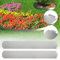 Aufun Bordure de Jardin Gazon en Acier Galvanisé 40 m x 15 cm Bordure de Séparation Résistante 1mm, 40pcs pour Jardin Plantes Potager