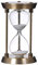 Bellaware 60 Minute Metal Hourglass Sand Timer, Decorative Large Size Sand Clock (Bronze)