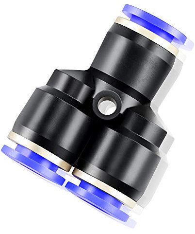 TAILONZ PNEUMATIC 4mm OD Y Spliter Kunststoff Push to Connect Fittings 3 Ways Tube Connect Push Fit Push Lock PY4 (Packung mit 10)