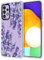 MOSNOVO für Samsung Galaxy A52 / A52s 5G Hülle – Durchsichtige, schlanke, stoßfeste TPU+PC-Handyhülle, [6,6 Fuß Fallschutz/Anti-Abziehen] - Lavendel