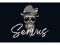 clothinx Servus Fußmatte Bayerische Begrüßung Totenkopf 40 x 60 cm Türvorleger innen und außen Türmatte Fussmatte Schmutzfangmatte rutschfest