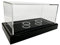 LL-Golf Universal Acryl Vitrine 15 x 7 x 7 cm / Showcase / Display Case / Schaukasten mit schwarzen Samt für Modellauto, Mineralien, Fossilien, Steine, Modelle, Minifiguren, Uhren, Schmuck, Münzen