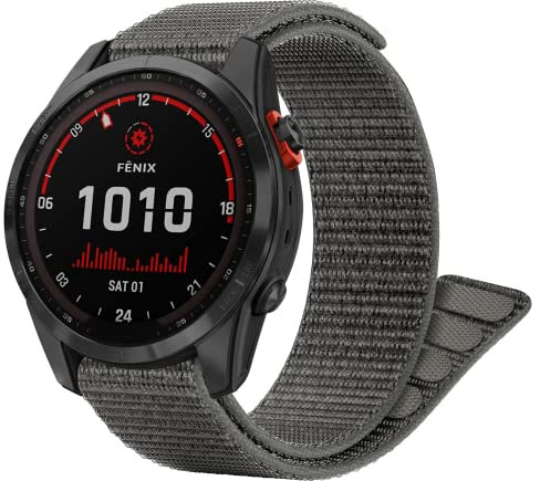 Loop Armband für Garmin Fenix 8 43mm, Fenix 7S/ Fenix 6S/Fenix 5S Nylon Uhrenarmband, 20mm Nylon Armband Sports Ersatzband für Fenix 7S Solar/Fenix 6S Pro/Fenix 5S Plus/Descent MK 2S / Instinct 2S