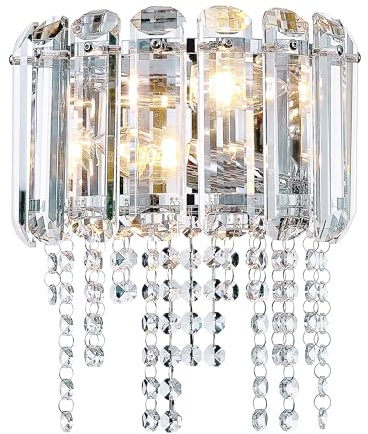Maytoni Moderne Wandleuchte Hail 2x E14 excl. Chrome aus Metall Energieeffizient 40W für Küche, Schlafzimmer, Wohnzimmer, Esszimmer, Lobby