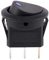 Spactz 12V LED Interrupteur Inverseur une Bascule RONDE Rocker ON-OFF SPST pour VOITURE BATEAU Bleu