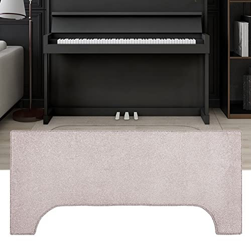 HDYNUZ Schallschutzteppich für Klavier, 1,6 x 0,7 m Schallschutzmatte, U-förmige rutschfeste Bodenmatte, verdickte, stoßdämpfende Decke für Klavier, spezieller Isolierteppich (Color : A)