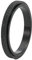 KnBoB Fidget Ring Damen, 3MM Titan Ring Schwarz Matt Spinner Angst Ring Größe 57 (18.1)