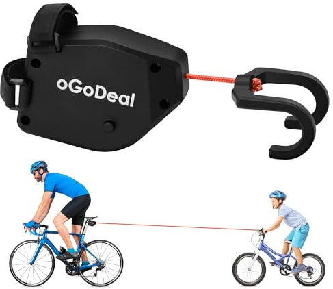 Abschleppseil Fahrrad Zubehör Kinder, Einziehbare Bike Fahrrad Abschleppgurt Zugsystem, Fahrrad Abschleppseil Zubehör für E-Bike, Mountainbike