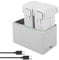 Rszfnjxry Mini 3/3 Pro Intelligent Flight Battery Plus (2 Packs) with Bi-Directional Charging Hub for DJI Mini 3/3 Pro, 3850mAh (Battery*2 with Charger)