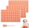 HDKAJL Hundeleckerli Backmatte, 3 Stück Backmatten für Hundeleckerlies, Silikon Backform Hundekekse, Backunterlage für Backblech, Silikonformen für Muffin Cupcake Süßigkeiten DIY Hundekekse Backmatte
