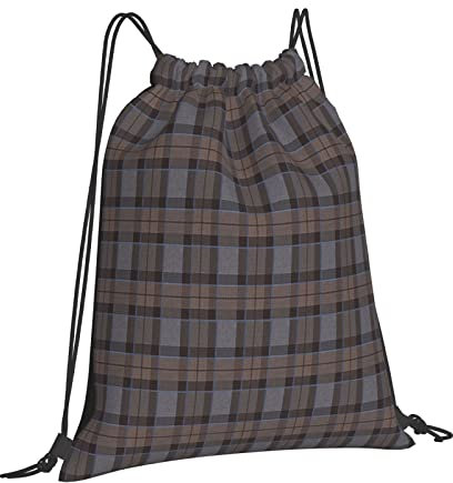 501 Herren Damen Kordelzugbeutel Rucksack Fraser Hunting Tartan Plaid Gym Bag Hipster Sportbeutel Komfortabel Fußballtasche Für Strand Schwimmen Yoga