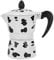 Lybunair 150ML Estampado de vaca Cafetera espresso Hervidor 3 tazas Cafetera espresso Hervidor italiano para uso en cafetería casera (3 cups of cow color 150ML)