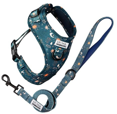 Hundegeschirr für mittelgroße Hunde | Arizona Hotdogs Softgeschirr Moonlight (M)