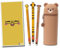 Tinte Ink Legami radierbare Stifte mit passendem 2-in-1-Silikon-Federmäppchen, Geschenkumschlag! - Wählen Sie süßes Design! (Teddy Bear Case Set)