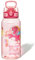 UZSPACE Cantimplora infantil a prueba de fugas, botella de agua de 600 ml, botella de unicornio para niñas, botella de tritan sin BPA, botella infantil con manejo con una sola mano, para escuela
