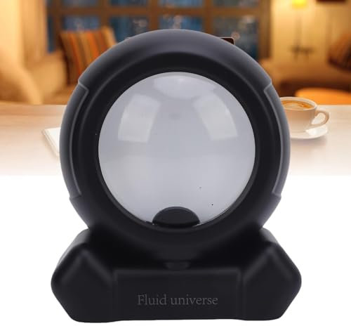 BAFOVY Visualizador de Música con Fluido Magnético, Altavoz de Ferrofluido con Sonido Claro, Adecuado para Hogar u Oficina, Ideal para Fiestas (Black)