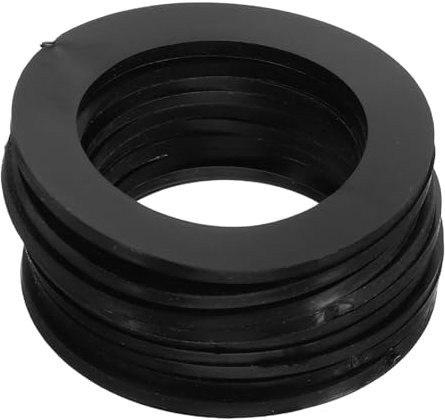 Vaguelly 10Pcs Replacement Rubber Gasket for Kitchen Bathroom Sinks Non Deforming Seal Ring Washers for Plumbing Drainage Systems Easy to Install Prevents Water Leakage
