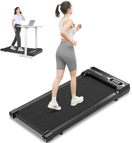Dskeuzeew Walking Pad Laufpad - Laufband für Zuhause Gehband Walkpad Lauf Laufbänder, Schwarz
