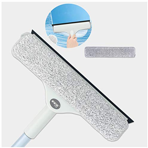 Magnetischer Fensterreiniger, teleskopischer Fensterreiniger mit hoher Reichweite von Bright Tools, Fensterreinigungsgerät, 77–120 cm Lange Teleskopstange, am besten für Fenster mit großer Reichweit